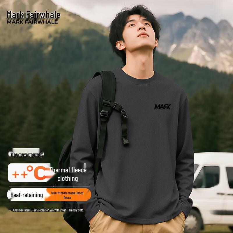 Mark Fairwhale Men s Double-Sided Fleece Warm Top 2XL