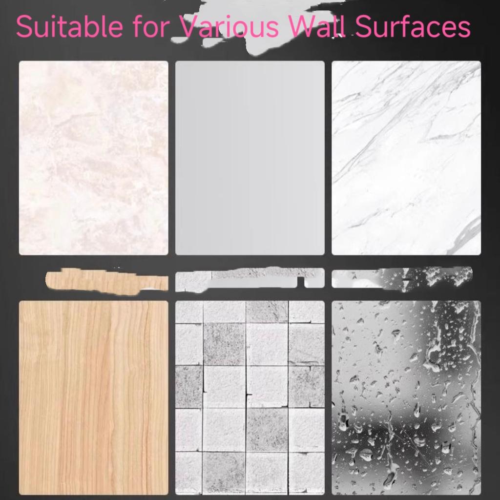 No Drill Self Adhesive Hooks Wall Mounted Shoe Rack, Strong Sticky Waterproof Hangers for Kitchen, Bathroom, Dorm, Bedroom & Door Back Storage