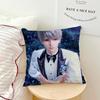 Xavier Love and Deepspace Wedding Card Chibi Cushion Cover Soft Pillow Case for Sofa Living Room Home Decor Protective Covers