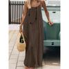 2026 European & American Backless Women's Loose Camisole Dress