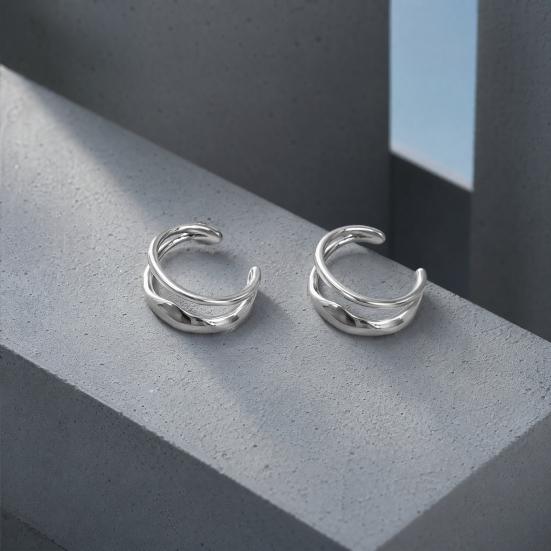 1 Pair Ear Cuffs Earrings for Women, Adjustable Non Piercing Clip Earrings, Cartilage Helix Ear Jewelry