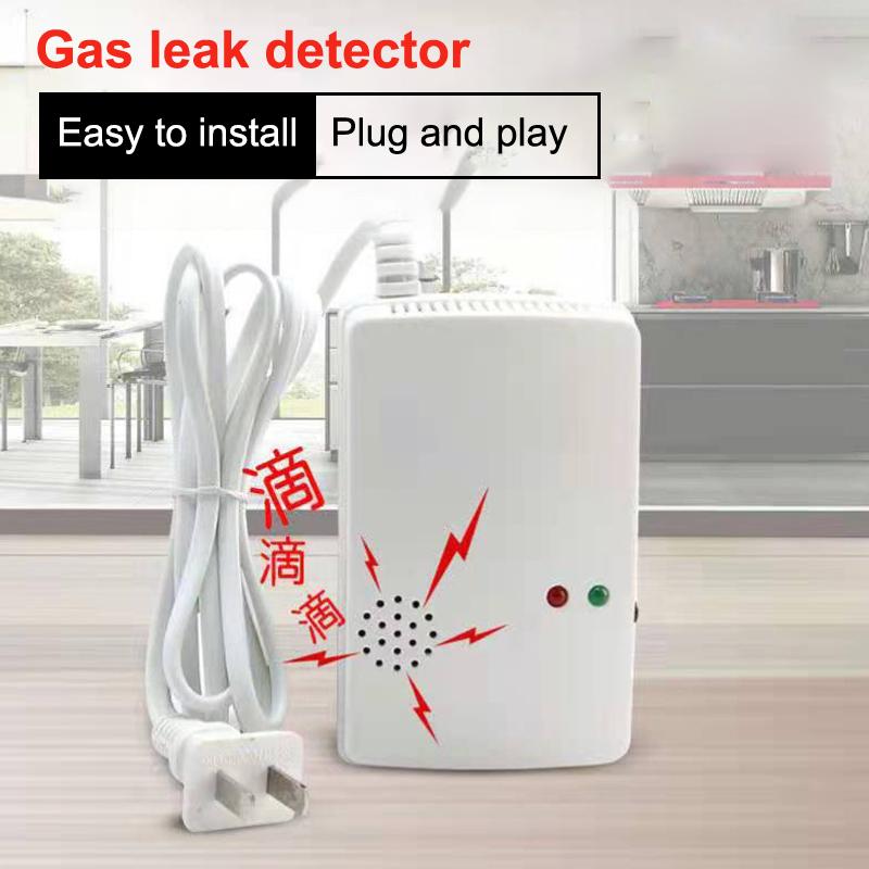 1/2/3Pcs Independent Gas Leak Detector Alarm - Portable Wall Mounted Sensor for Propane Methane Natural Gas Safety