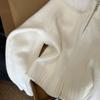 Women Autumn Winter Hooded Faux Fur Collar Sweater Coat Jacket Women Zipper Cardigan Female Long Sleeve White Knitted Sweaters