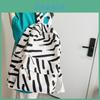 Zebra Stripes Casual School Backpack With Laptop Sleeve For Middle School Students