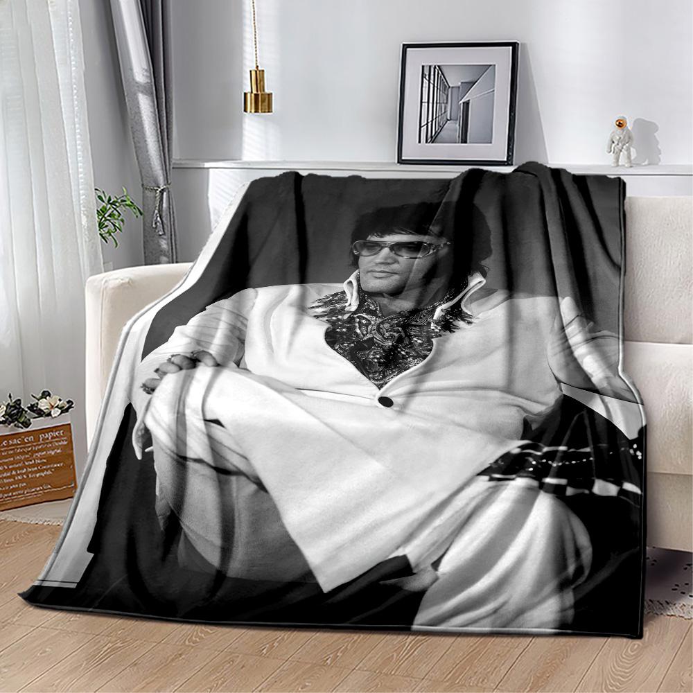 Elvis Blanket Warmthful Decor Suitable For Livingroom Chair Seaside For All Occasions Modern Ideal Gift For Friends Family Couples Picnic