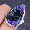 Russian Charoite Gemstone Handmade 925 Sterling Silver Jewelry Ring Size 8 Y1a95
