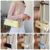 Bow Decoration French Stick Handbag Anti-splash Water PU Shoulder Bag Shopping