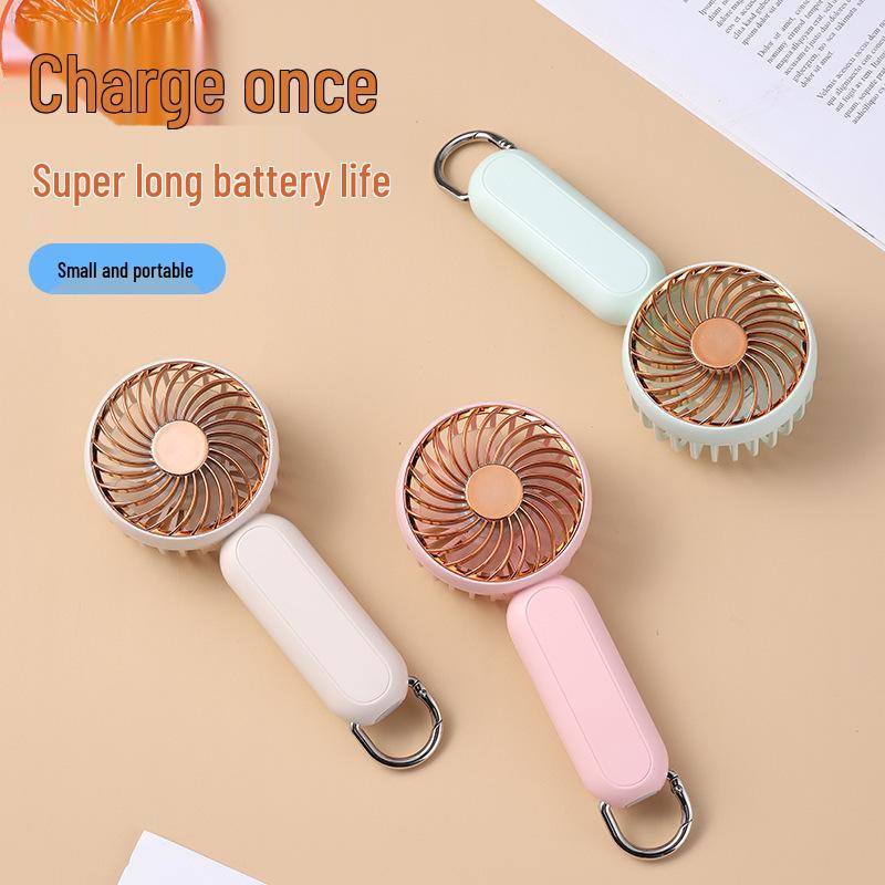 Portable USB Rechargeable Handheld Mini Fan for Students and Hiking