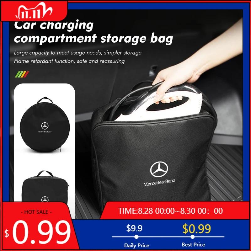 Organizator Depozitare Încărcător Auto Oxford Geantă Reîncărcabilă pentru Pistol Pentru Benz CLK GLC W212 C200 C300 W203 W204 W205 W169 W176 GLC