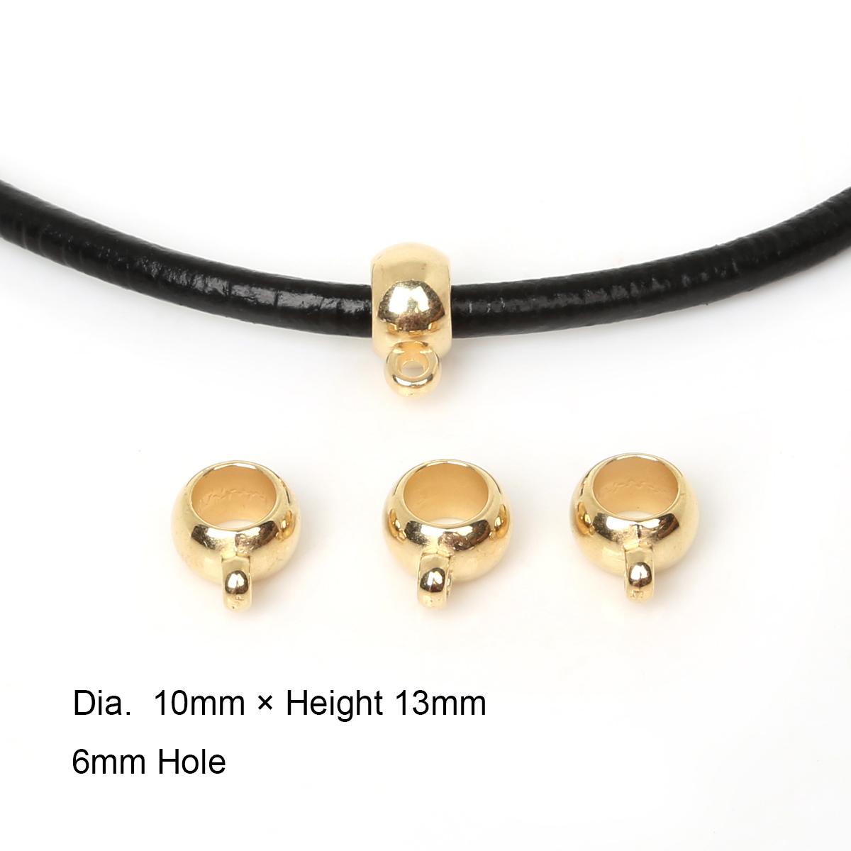 

50 шт. акриловые CCB сплюснутые подвесные бусины-разделители с пряжкой для изготовления ювелирных изделий DIY браслет ожерелья 10x13mm 10pcs золотой