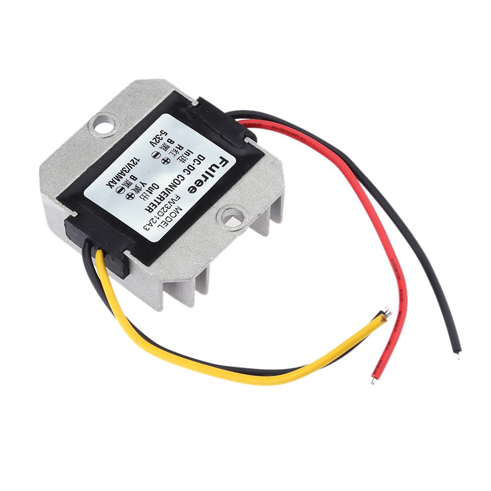 1/2Pcs DC-DC 5-32V to 12V 3A Automatic Voltage Stabilizer Power Converter Regulator Intelligent Automatic Boost Depressurization