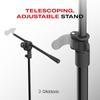 D'Addario Daddario Pedal Board Boom Mic Stand XPND Pedal Board Mic Stand PW-XPNDPBMS-01 [Domestic...