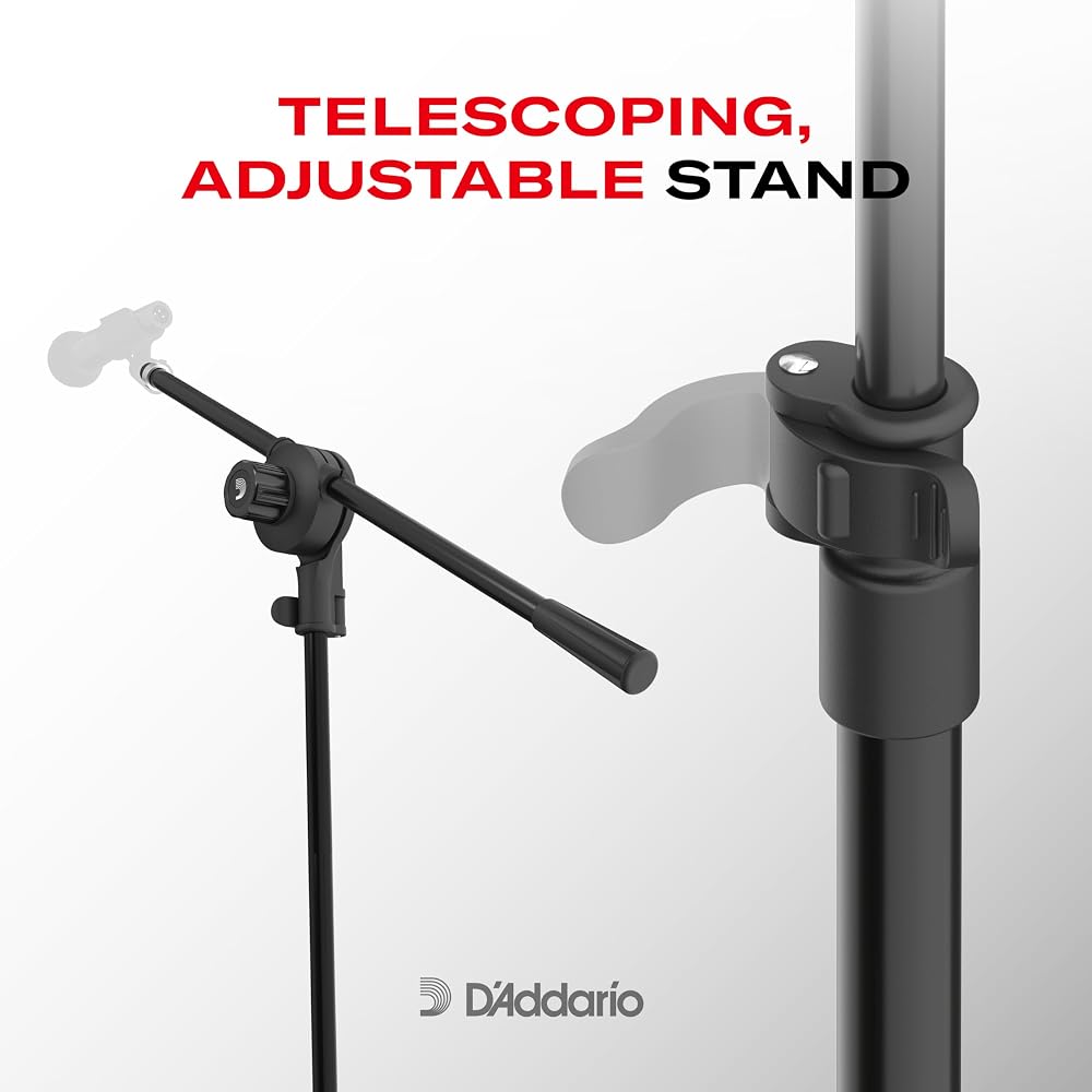 D'Addario Daddario Pedal Board Boom Mic Stand XPND Pedal Board Mic Stand PW-XPNDPBMS-01 [Domestic...