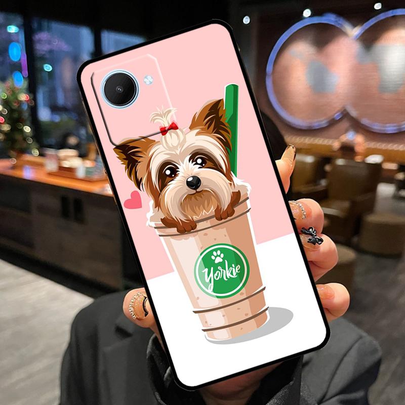 Yorkshire Terrier Dog Case For Realme 14 Pro Plus 13 12 11 15 GT6 GT7 Pro C55 C51 C35 C53 C61 C65 C67 C63 C71 C75