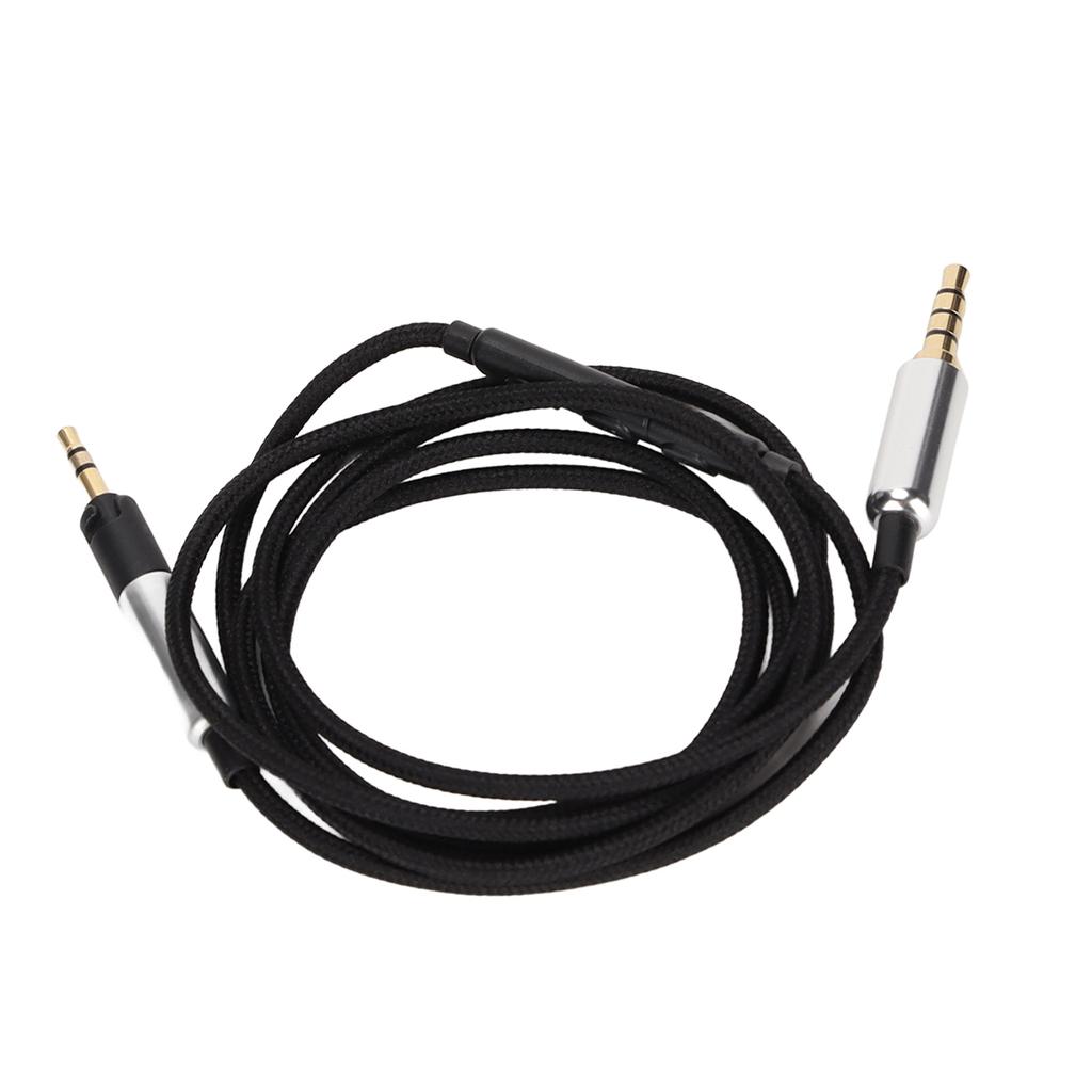 Headphone Upgrade Replacement Line 5 Core 120cm 47.2in Headphone Line with Microphone and Volume Control for Sennheiser