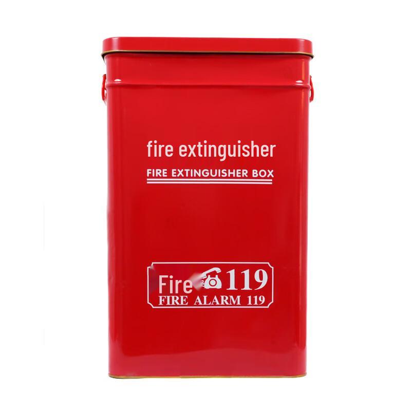 OLOMM Flip-Top Carbon Steel Fire Extinguisher Box (2-Pack)