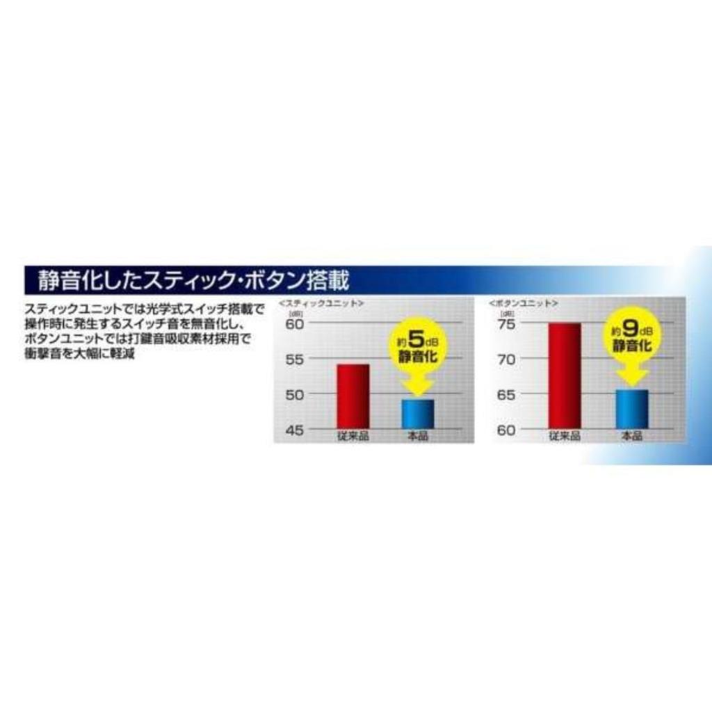 Refurbished Real Arcade Pro.V Silent HAYABUSA com Entrada para Headset para PlayStation®4, PlayStation®3 e PC [Produto Licenciado pela Sony] [Compatível com PS5]