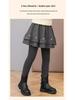 Girls' Fleece-Lined Skirt Leggings - Thickened Two-Piece for Autumn & Winter