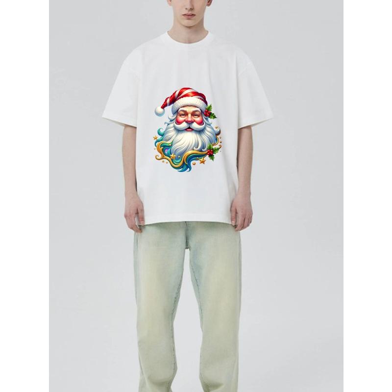 Weihnachts-T-Shirt Schwarzer Weihnachtsmann für Weihnachtsfeier