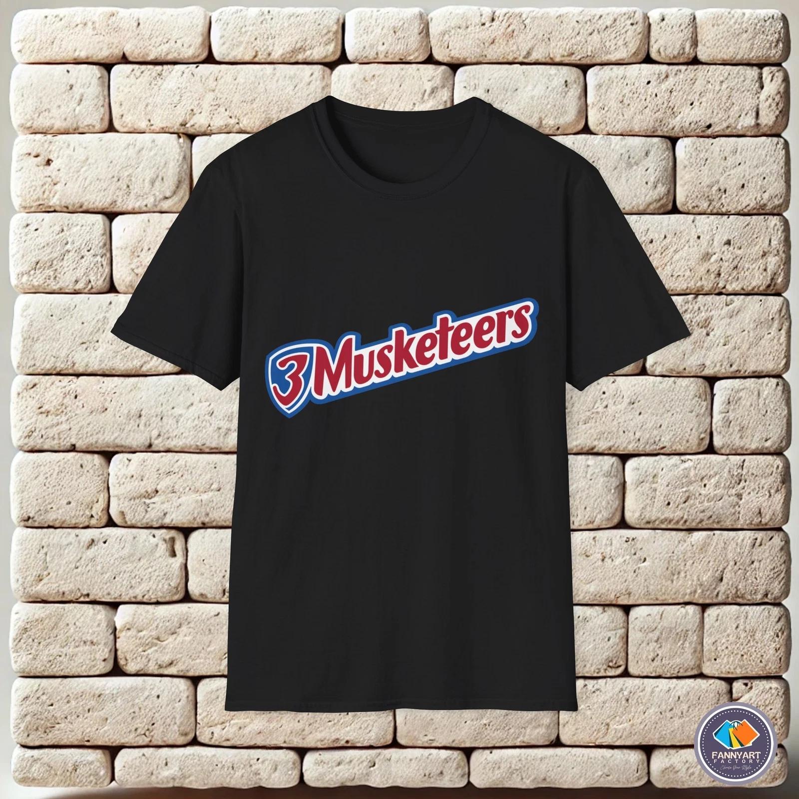 

3 Musketeers Logo Unisex T-Shirt 3XL