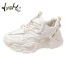 Mesh Breathable Comfortable All-match Sneakers College Style 2024 New Fashion Thick Bottom Anti-slip Running Sports Sheos Summer