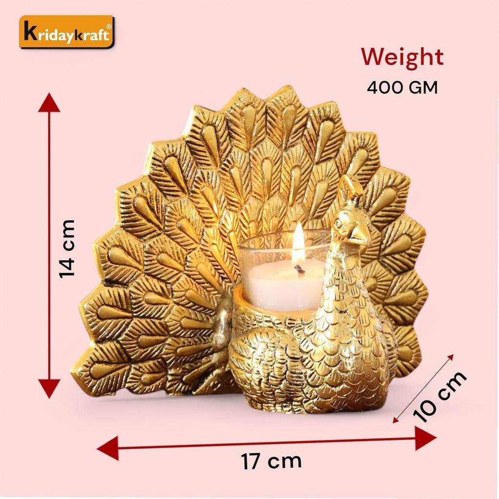 Vastu Figuren für Glück und Liebe | Kerzenhalter für Heimdeko Tischplatte Wohnzimmer Büro | Ausstellungsstück Statue zum Verschenken