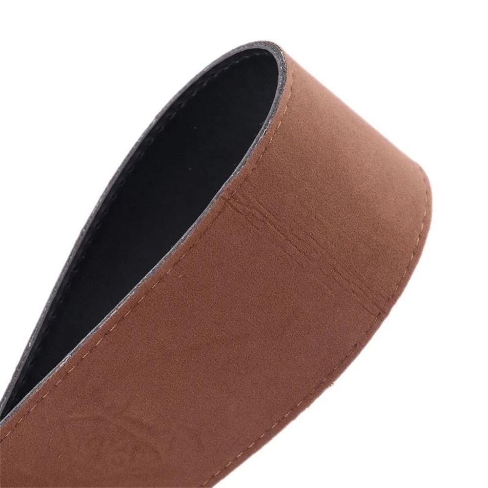 PU Leather Guitar Strap Thick Guitar Belt Handicraft Guitar Shoulder Strap  Guitar Accessories
