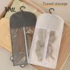 Hairpiece Protection Bag Wig Storage Hanging with Hook, Breathable Non-woven Fabric Dust-proof Holder Protector, Space Saving Portable Zipper Case for