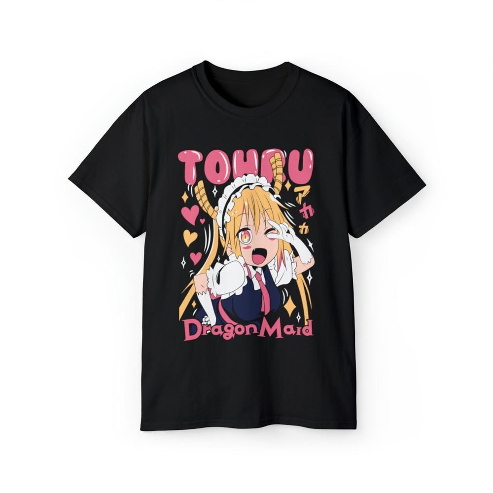 Tohru Tshirt Kobayashisan Chi no Maid Dragon Girl waifu anime Shirt All Size M