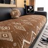 Geometry Pattern Chenille Non-Slip Sofa Cover All-Season Durable Dustproof Anti Cat Scratch Backrest And Armrest Towels