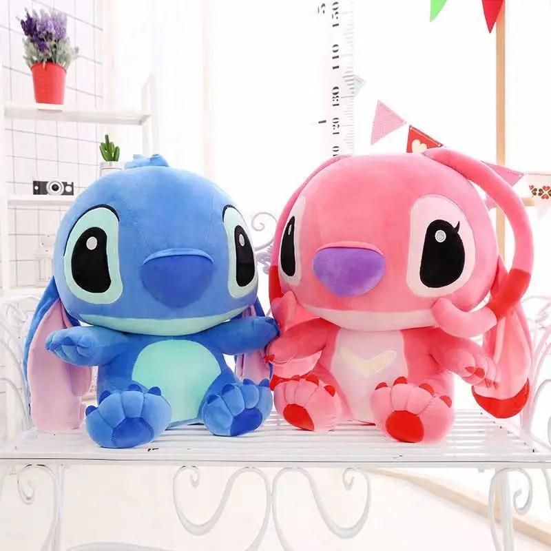 Blue Cartoon Plush Doll Toy Cute Angel Shape Birthday Gift