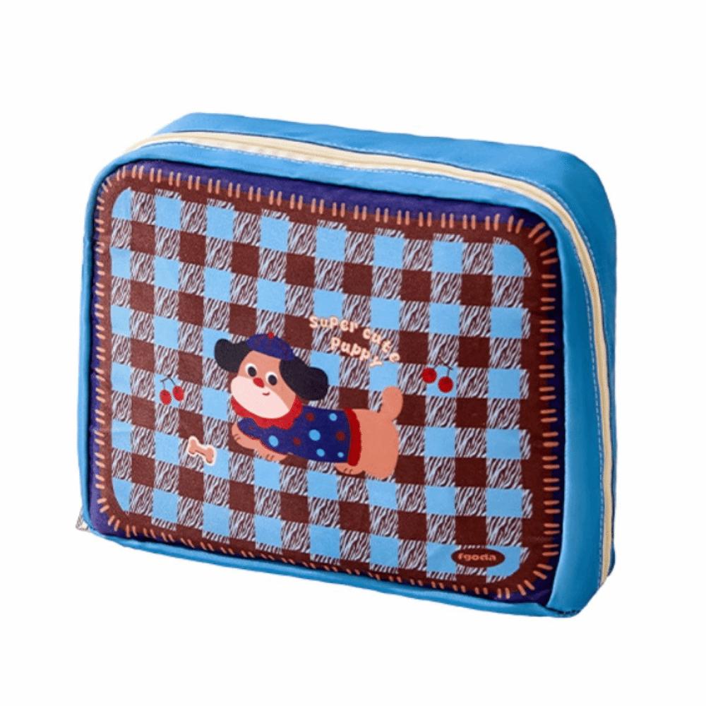 Large Capacity Family Pill Bag Multi-Compartment Skincare Organizer Student Stationery Bag  Outdoor