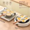 Frying Pan Household Mini Four-Hole Maifanshi Fried Egg Artifact Breakfast Fried Egg Pot Small Egg Burger Pot