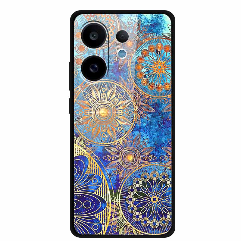 For Vivo V60 5G Glass Case Fashion Cool Animal Tempered Glass Back Cover Case For Vivo V 60 2025 Phone Cases 6.77" Fundas Coques