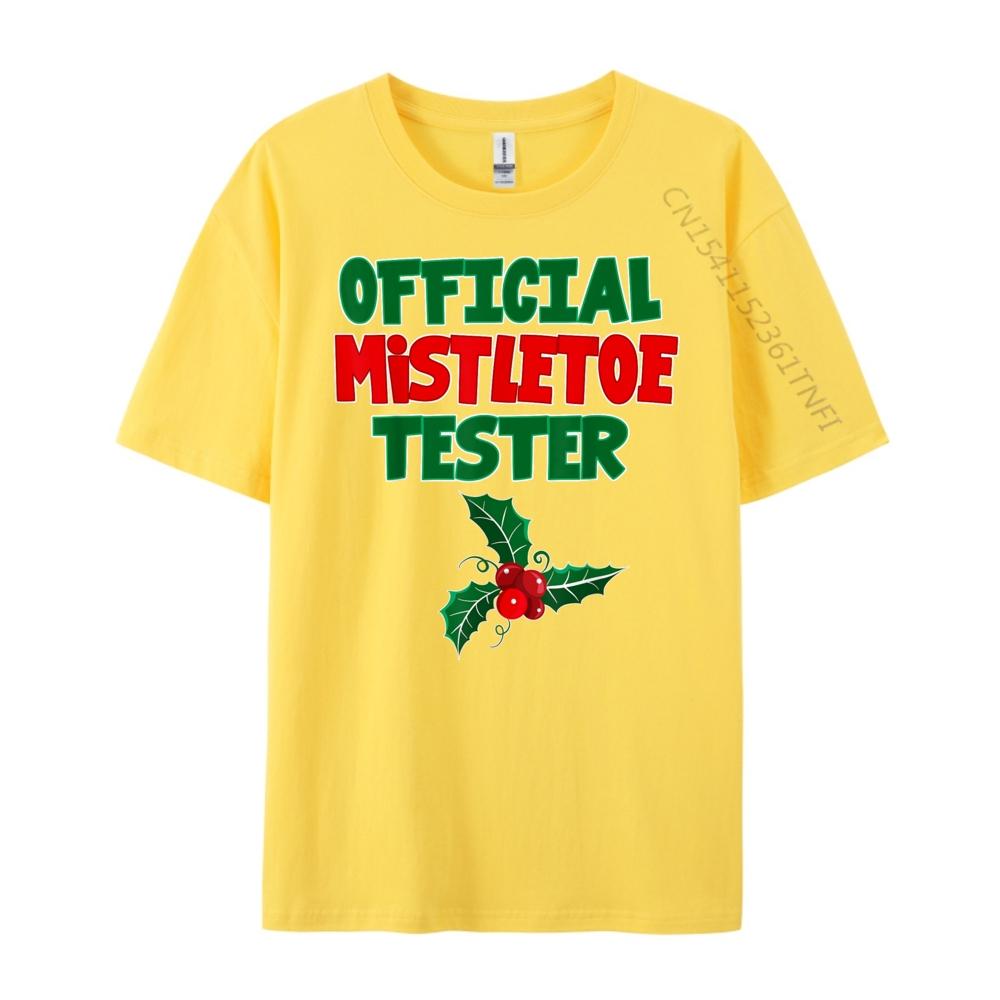 Official Mistletoe Tester Vintage T Shirt Unisex T Shirt Unisex Tshirts Big And Tall England Style Red And Black Graphic T Shirt