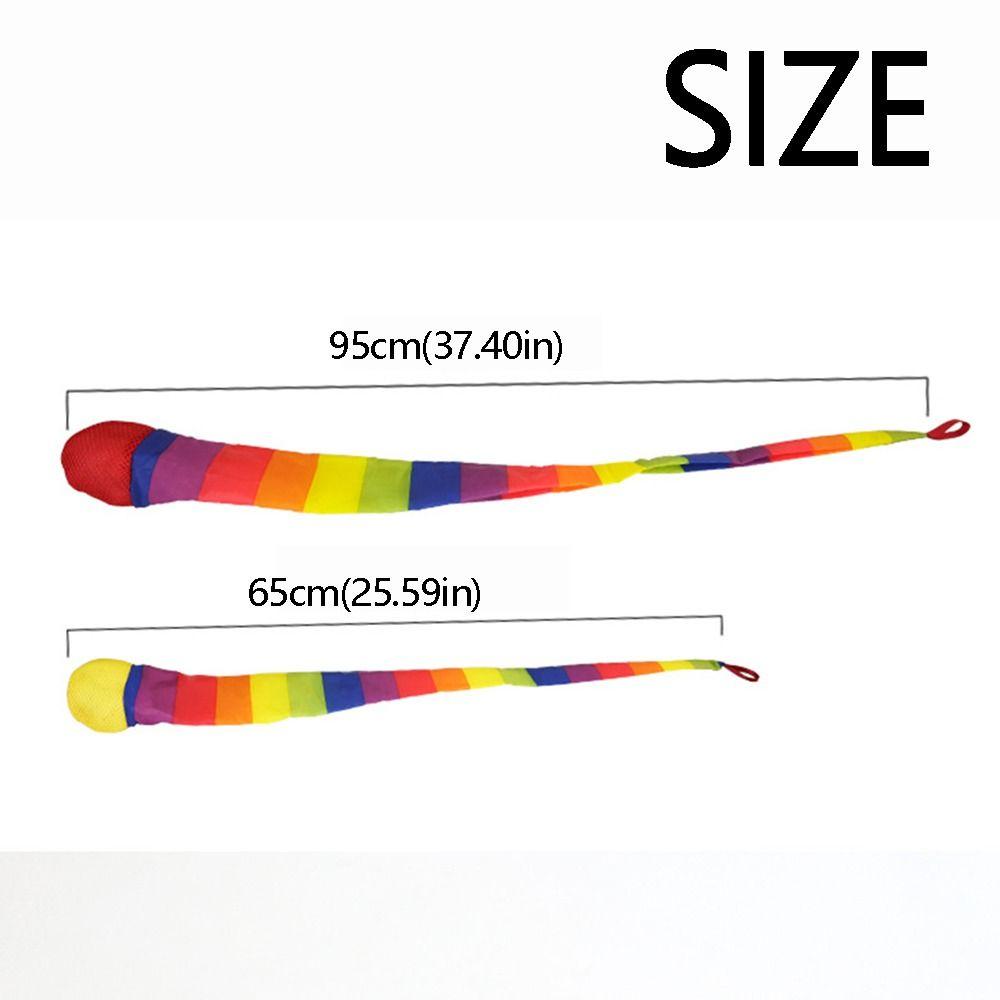 2Pcs Rainbow Tail Children's Rainbow Hand Throwing Ball  Physical Fitness