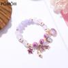 Sleek Stylish Jewelry Simple Style Crystal Stone Beads Bracelets Girls Women Fashionable Ocean Style Dolphin Shell Star Bracelets CuteSimple Bracelets