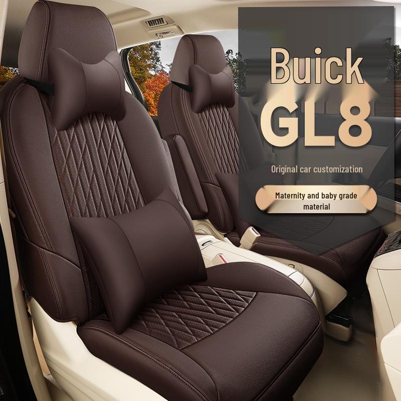 Buick Landzun GL8 Seven-Seat Leather Car Seat Cushion - All-Season Upholstery