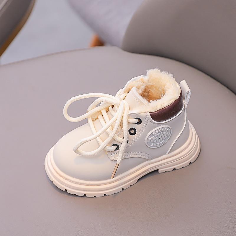 Stivali Gialli per Bambini, Nuovi Arrivi Invernali Stivali Martin Unisex, Stivaletti Antiscivolo per Bambini Più Grandi, Stivali per Bambini Piccoli e Neonati.