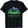 Grand Teton National Park Weathered Mountain Trees Moose Men T Shirt