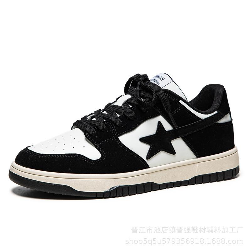 

Black and white panda men s shoes autumn Putian youth shoes men s trendy shoes student sports versatile autumn shoes men s 37