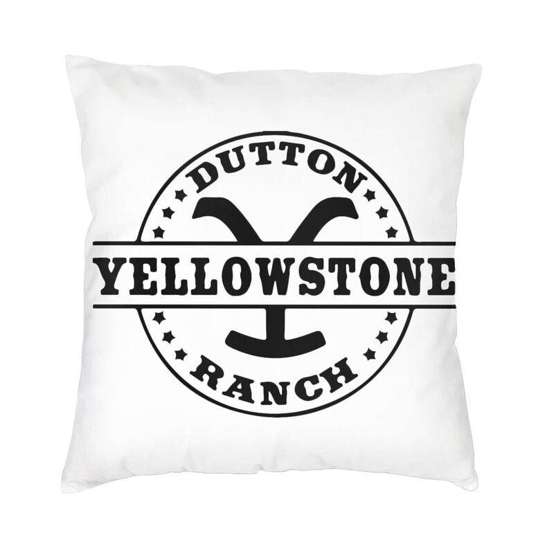 Luksusowa poszewka na poduszkę Yellowstone 45x45cm poliester Dutton Ranch rzuć poszewka na poduszkę Sofa krzesło kwadratowa poszewka na poduszkę Home dekoracyjne