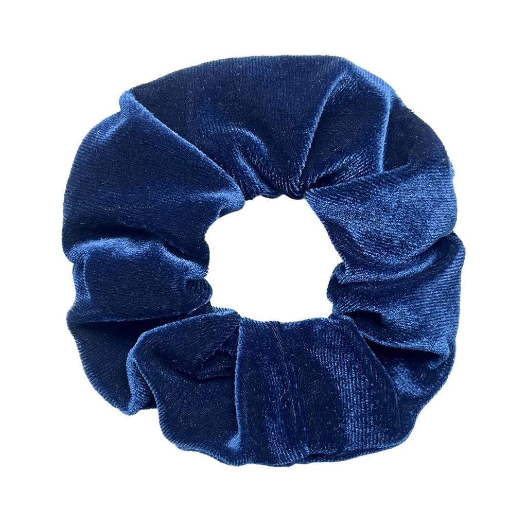 45 Colors Large Vintage Velvet Scrunchies Girls Elastic Hair Bands Ponytail Holder Ties Rubber Bands Fashion Women Accessories