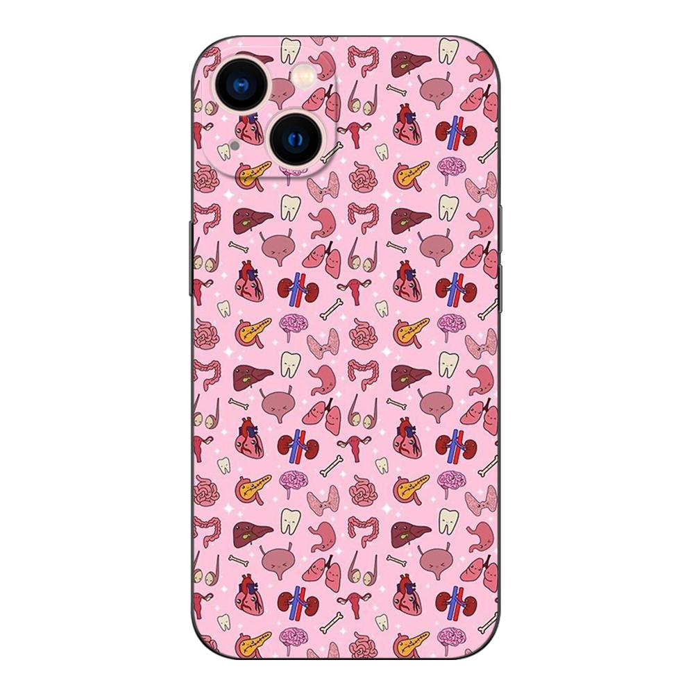 Black Tpu Case For Motorola Moto G52 G42 G60 4G G60S G71 G9 Play Plus Power One 5G Ace Dentist tooth pattern