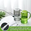 Large Capacity Stainless Steel and Transparent Plastic Long Spout Watering Can for Household and Gardening