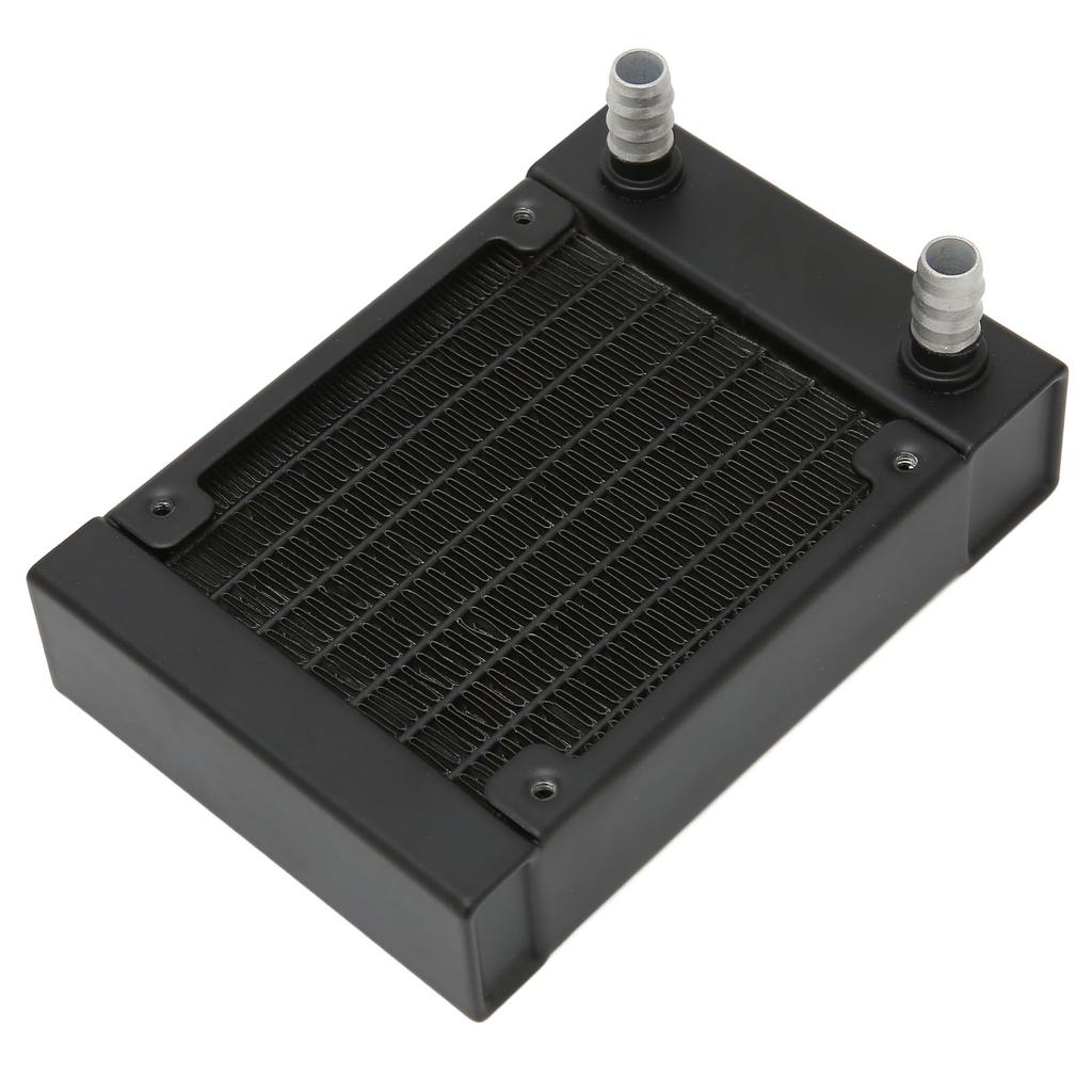 Schimbător de căldură din aluminiu 8 țevi 9,5 mm Robinet 80 mm Disipare bună a căldurii Răcitor de apă cu șuruburi