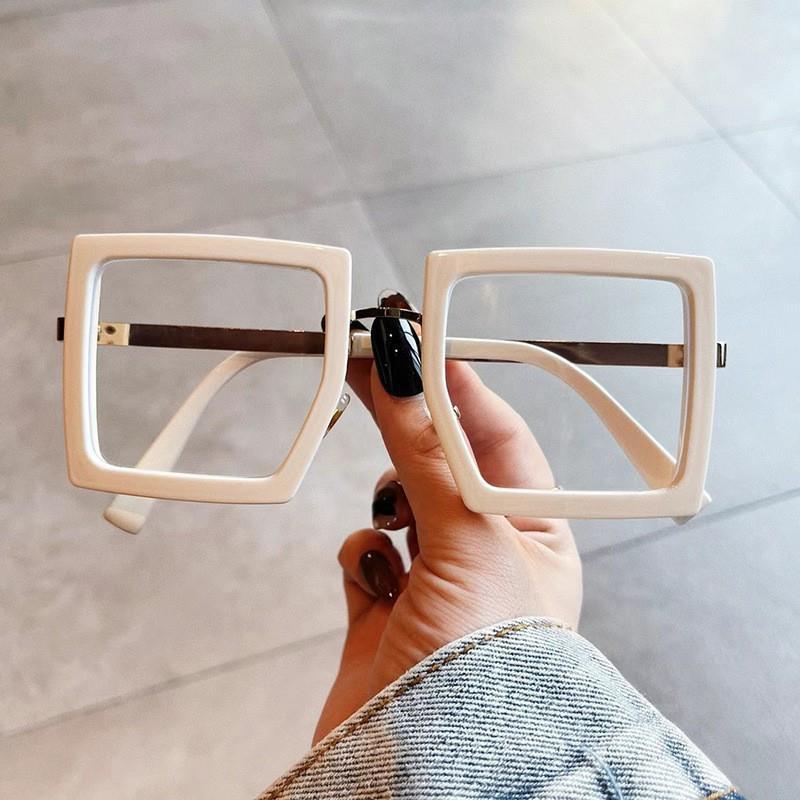 Anti Blue Light New Popular Leopard Square Eyeglasses Frames Retro Ladies Clear Lens Computer Optical Magnifier Reading Glasses