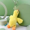 Internet Celebrity Big Goose Plush Keychain – Cute Cartoon White Goose Pendant Doll