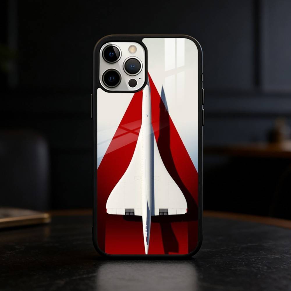 

Чехол для телефона Concorde Air France для iPhone 17,16,15,14,13,12,Plus,Pro,Max Для магнитной беспроводной зарядки iPhone12mini