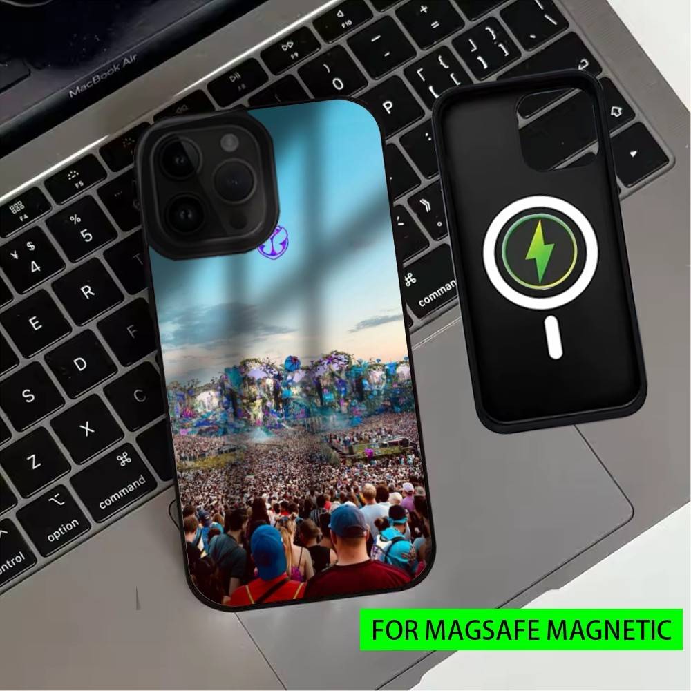 

Today Tomorrowland-es Phone Case For iPhone17,16,15,14,13,12,11 Plus,Pro Max Magnetic For Magsafe Wireless Charging iPhone13